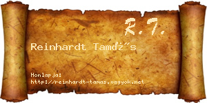 Reinhardt Tamás névjegykártya